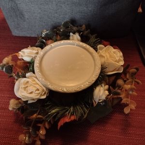 Avon Autumn Pillar Wreath Decor NEW